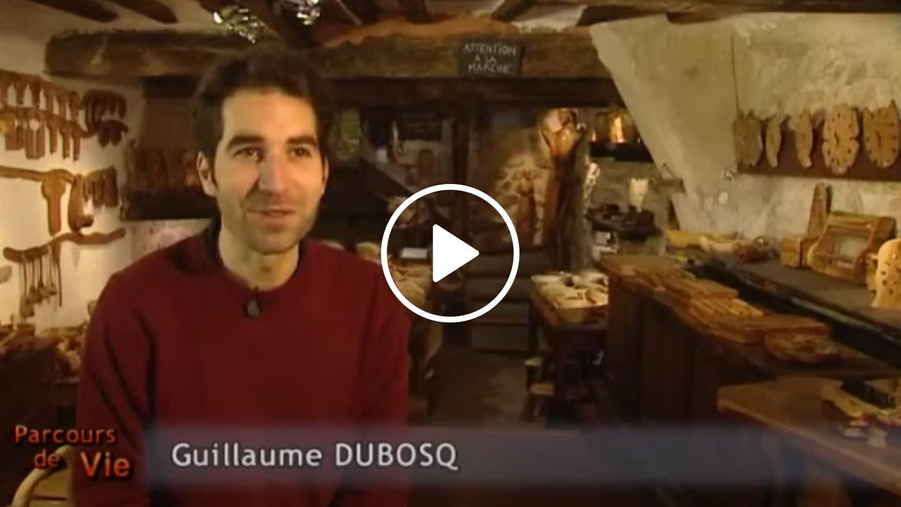 Aperçu de la vidéo- Parcours de vie France 3 sur Guillaume Dubosq